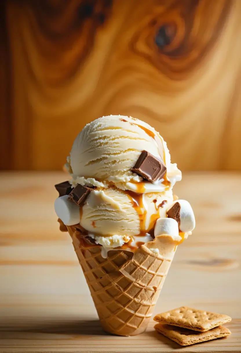 Sorvete de S'mores
