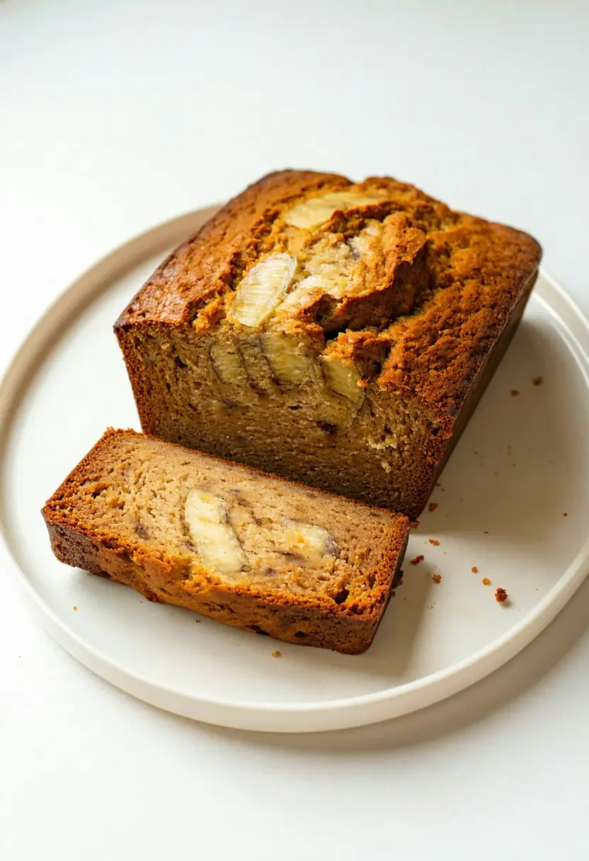 Pão de Banana Vegano Simples