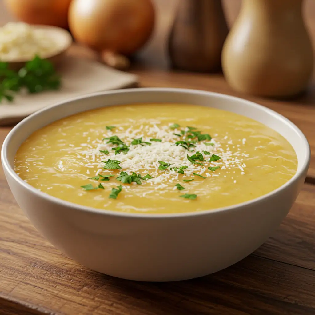 Sopa creme de cebola