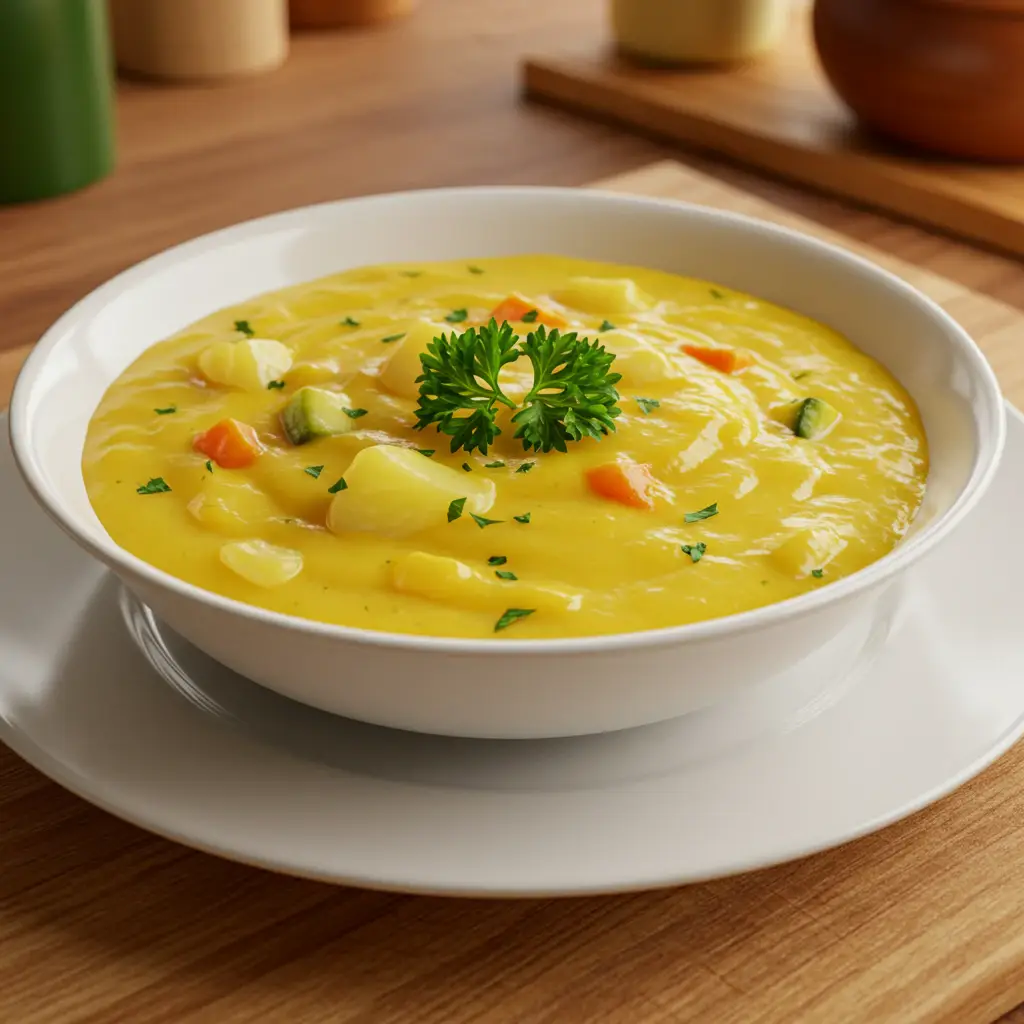 Sopa cremosa de legumes