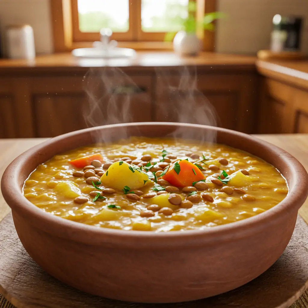 Sopa de lentilha