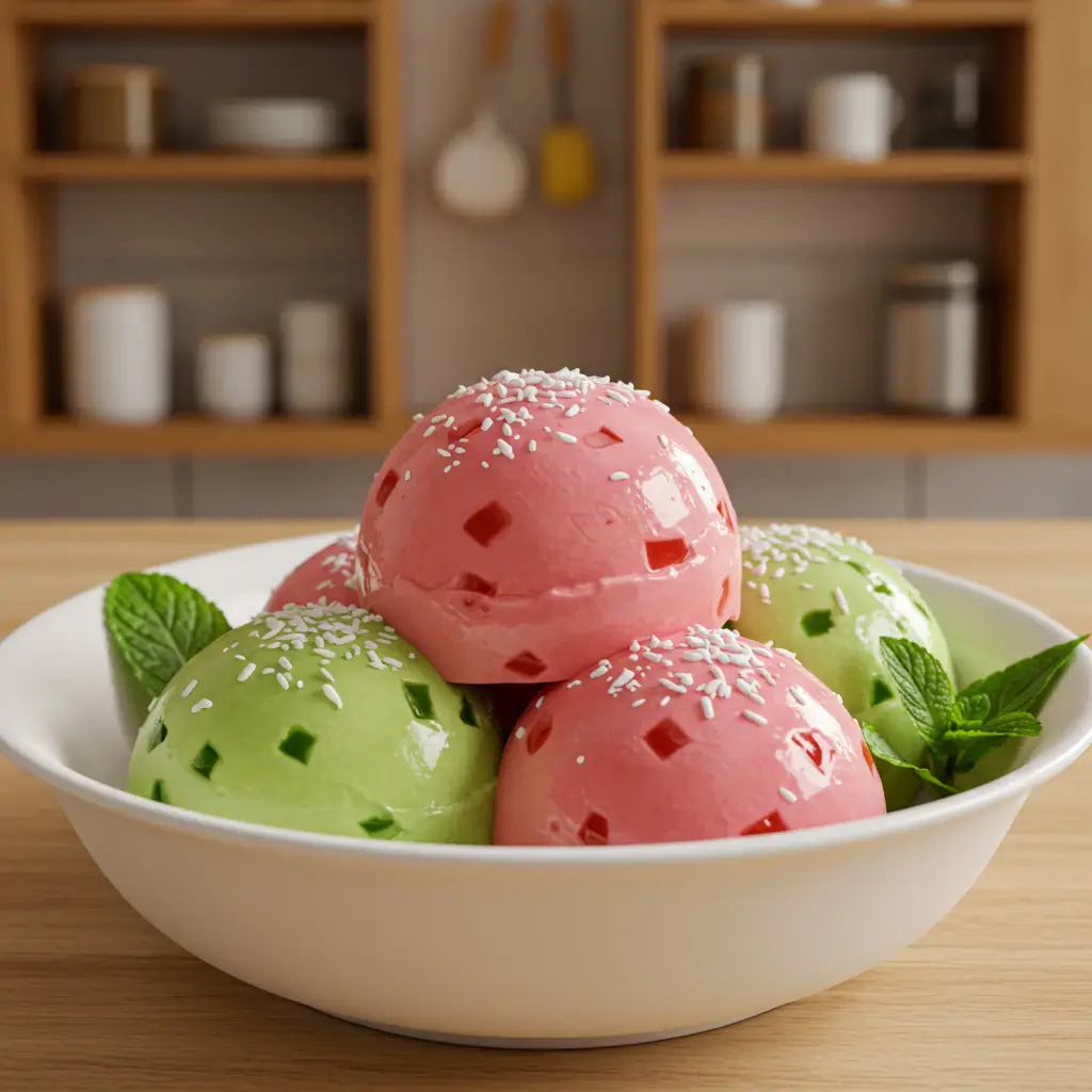 Sorvete de Gelatina