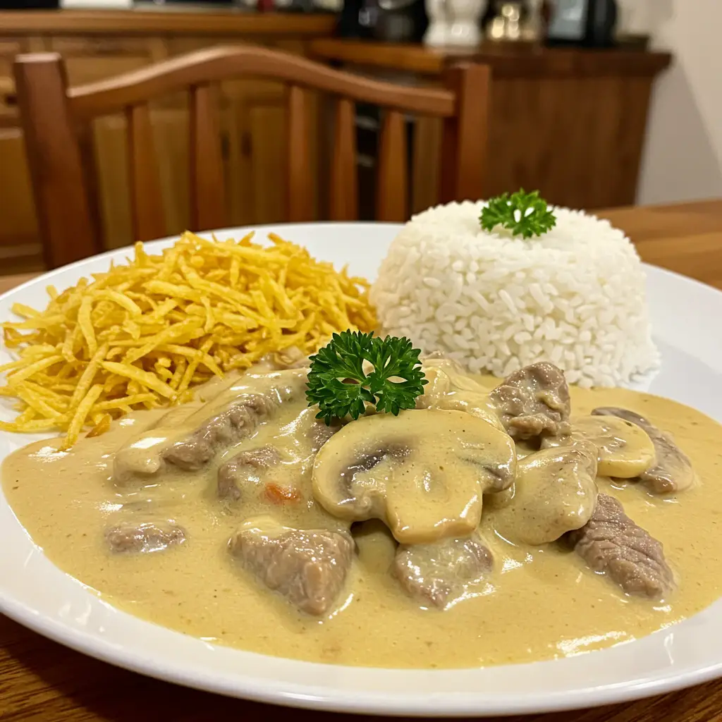 Strogonoff de carne