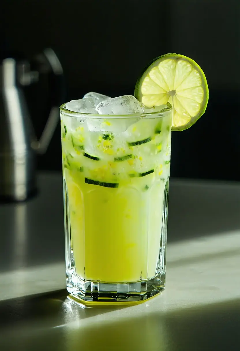 Suco de Pepino com Limão