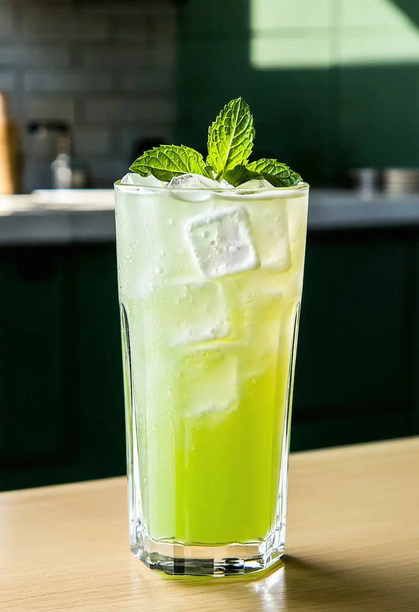 Suco de Pepino e Hortelã