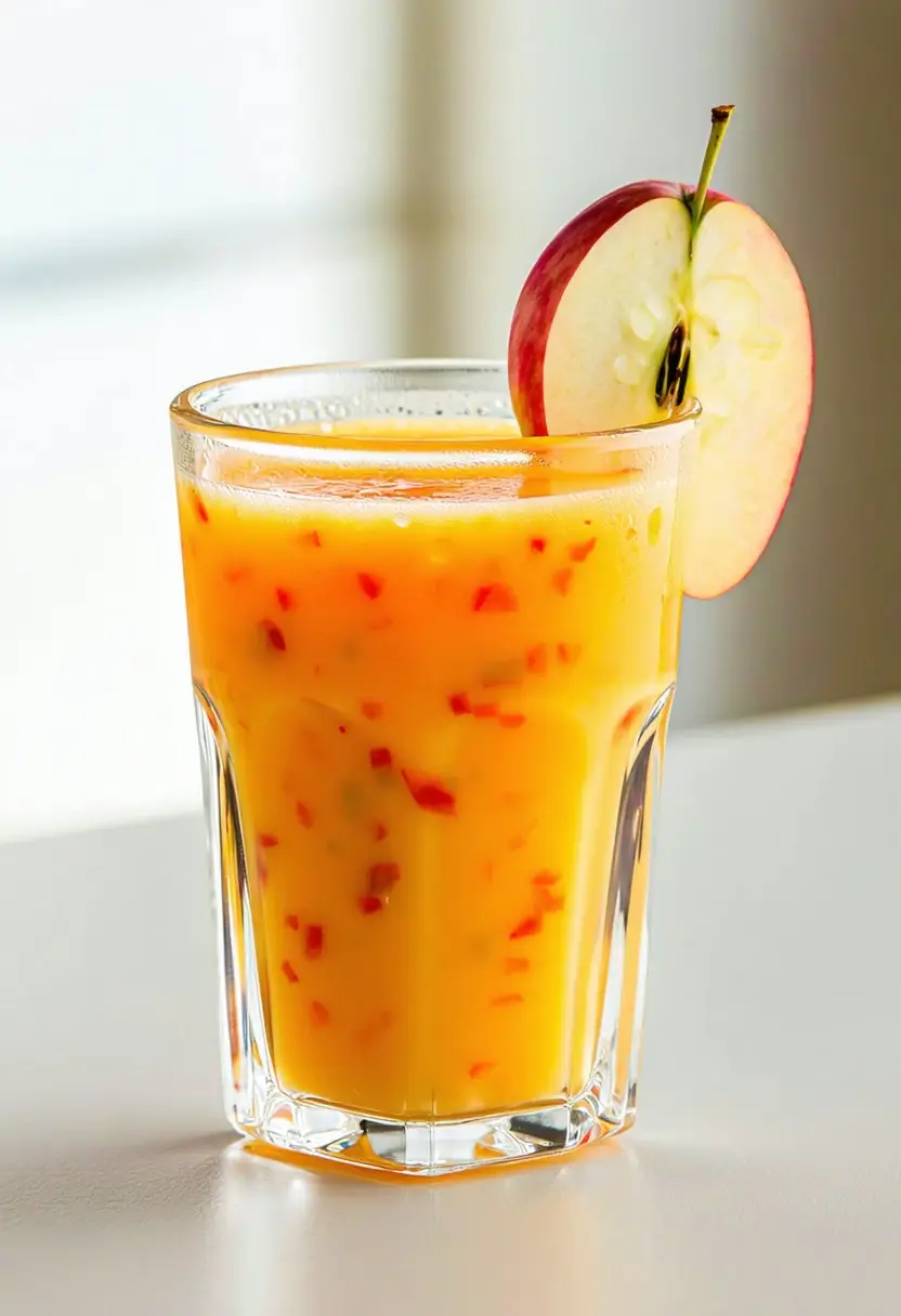 Suco Detox de Cenoura e Maçã