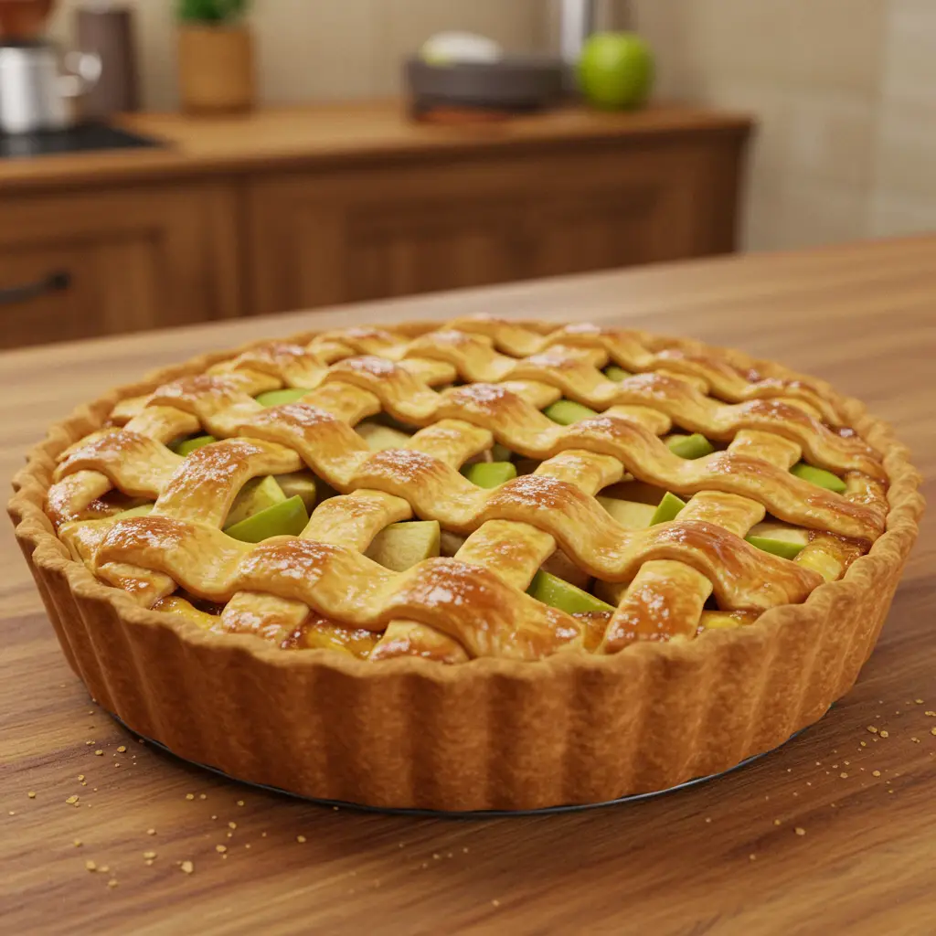 Torta de maçã americana