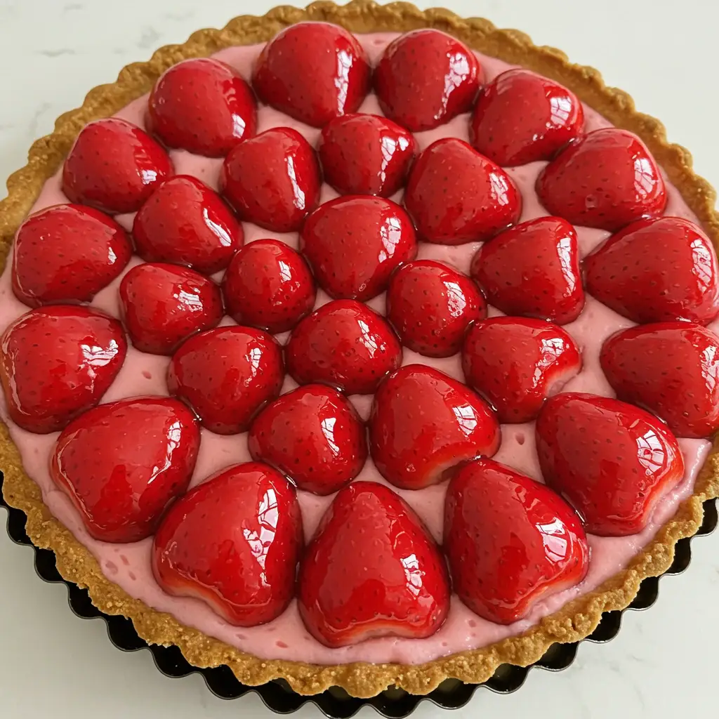 Torta fácil de morango