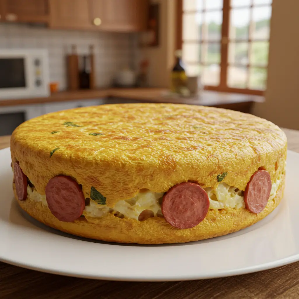 Torta fácil de salsicha