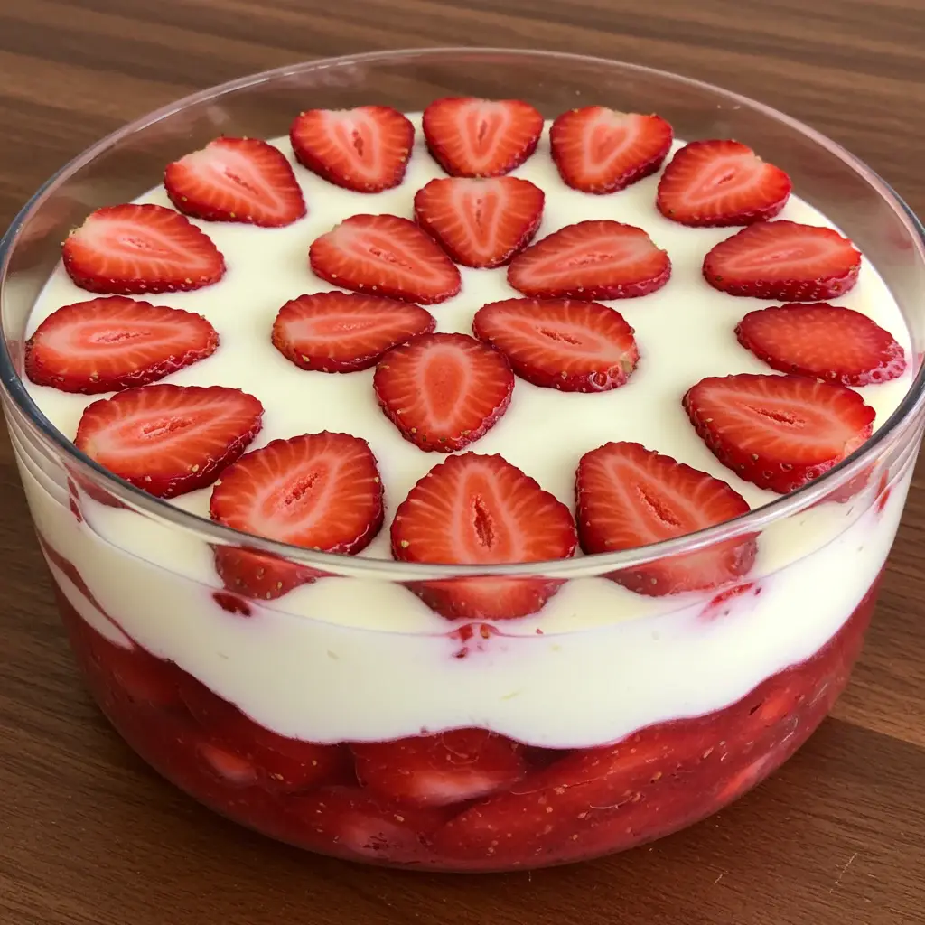 Torta Gelada de Morango