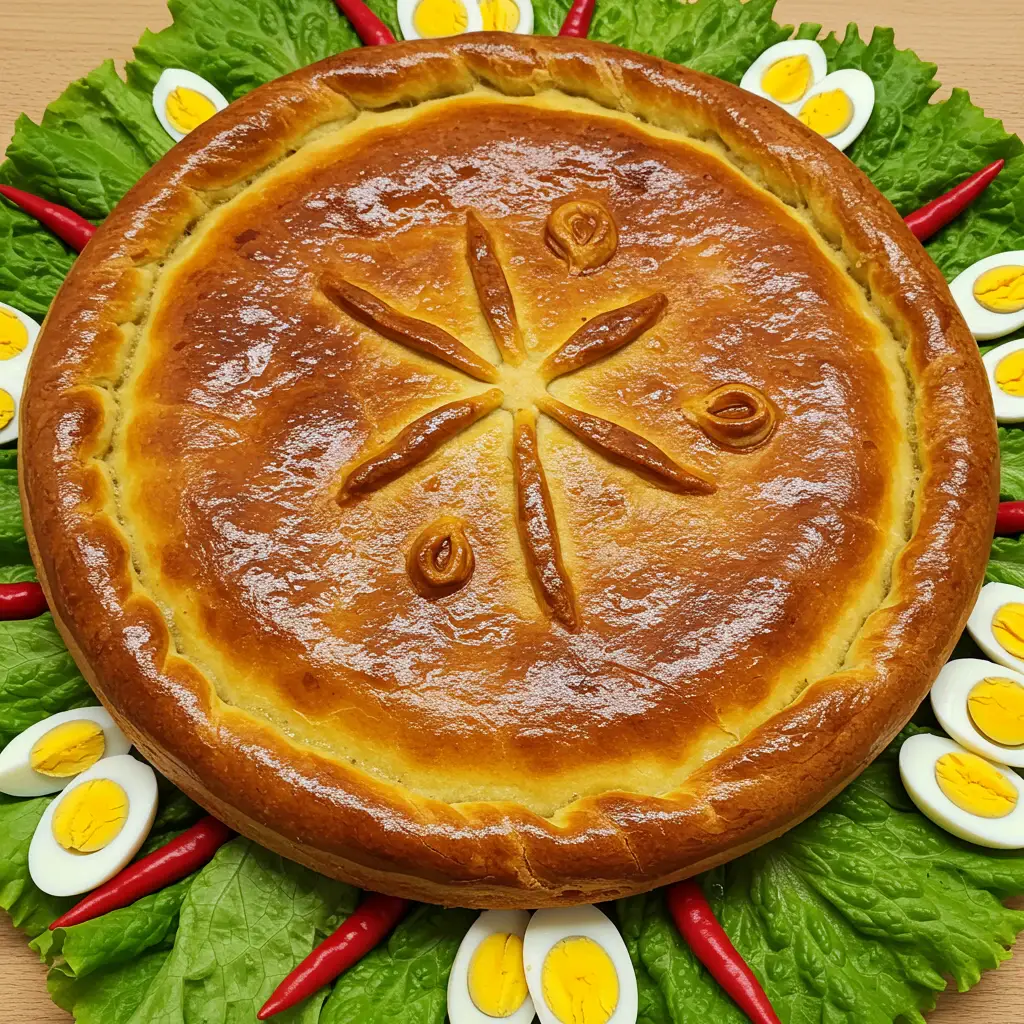 Torta salgada de frango