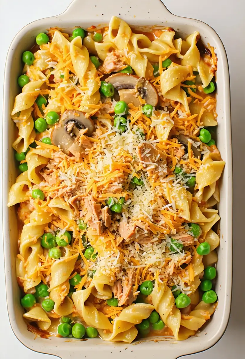 Casserola de Macarrão com Atum