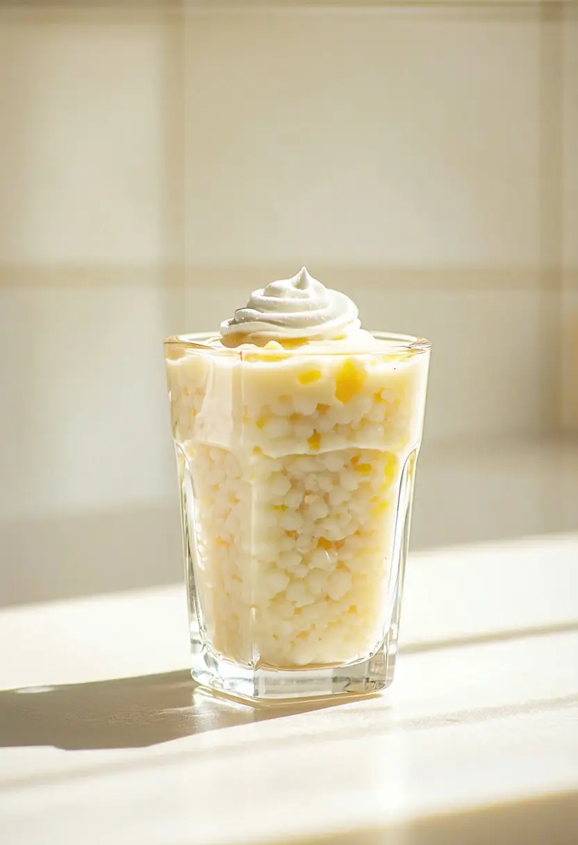 Pudim de Tapioca de Baunilha
