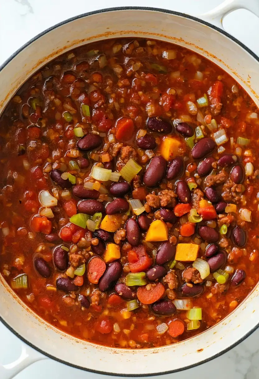 Chili Vegetariano de Feijão Preto