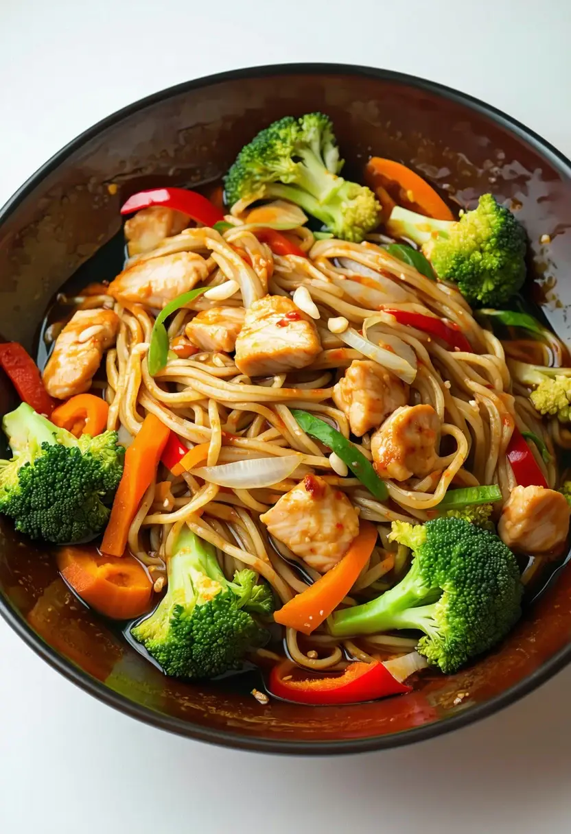 Yakissoba de Frango e Legumes