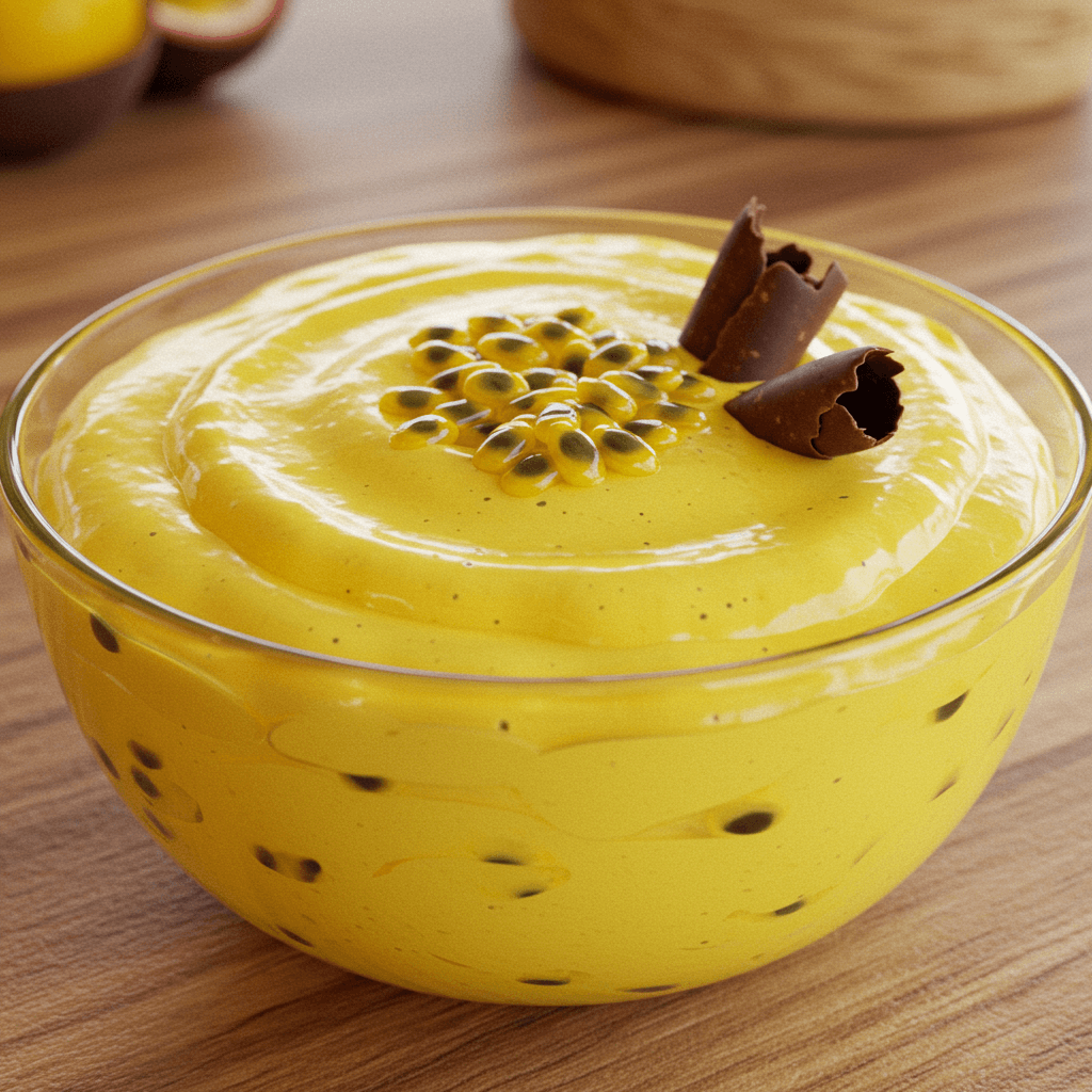 Mousse de maracujá fácil