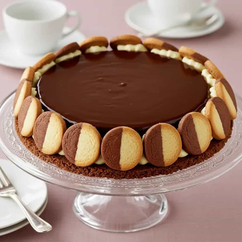 Foto deliciosa de A verdadeira torta holandesa pronta para servir - Tortas & Tortinhas
