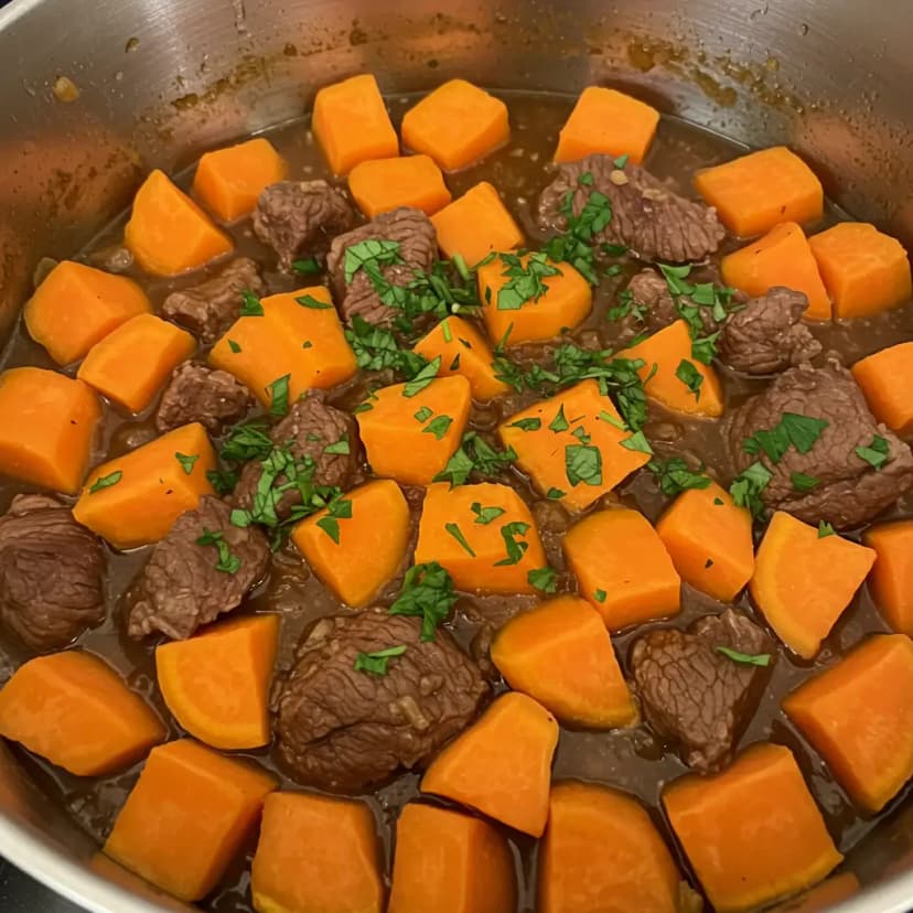 Abóbora com Carne-Seca ao Requeijão