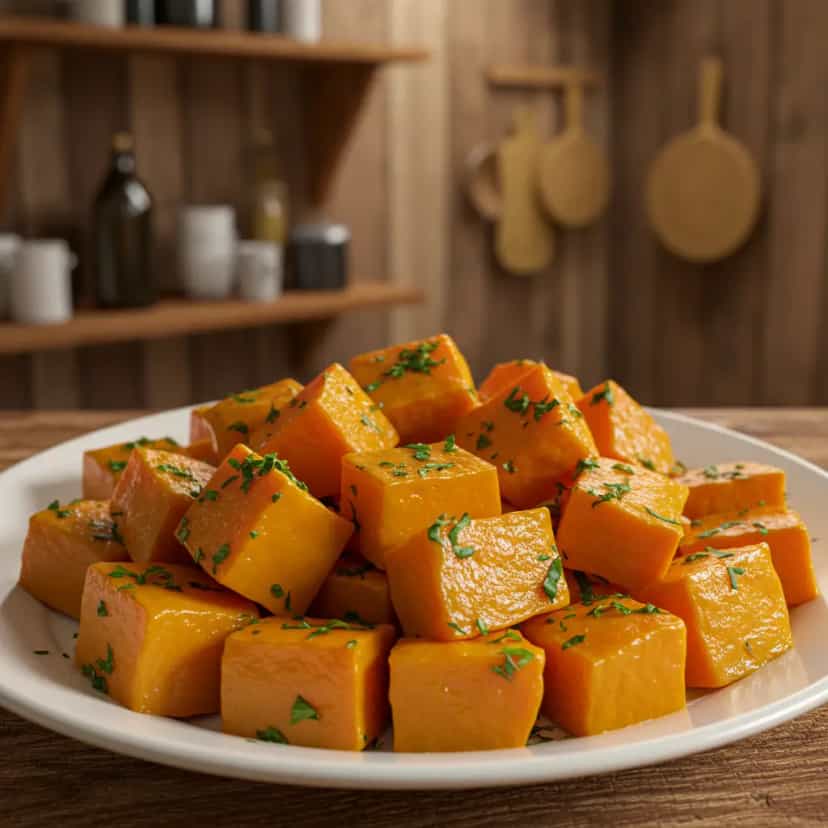 Foto deliciosa de Abóbora no ponto pronta para servir - Outras Receitas