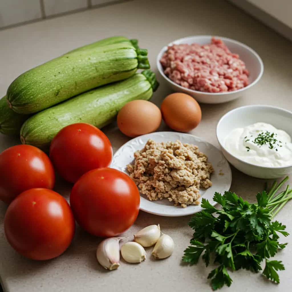 Abobrinha com Especiarias ao Molho de Tomate