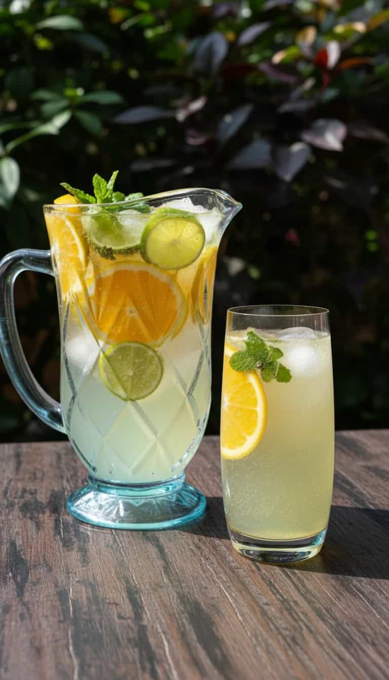 Água Aromatizada com Laranja e Limão