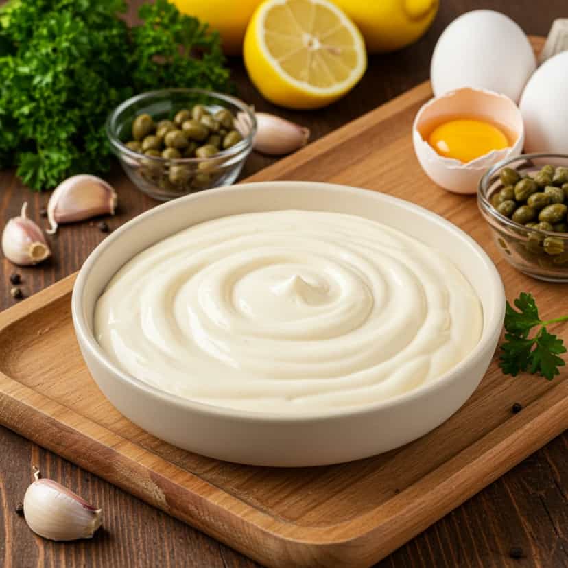 Foto deliciosa de Aioli Cremoso: Molho de Alho para Deliciar pronta para servir - Outras Receitas