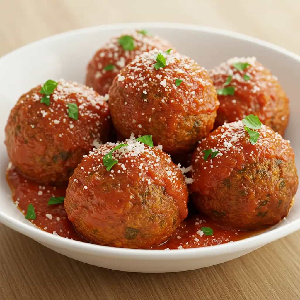 Almôndegas ao Molho de Tomate e Vinho