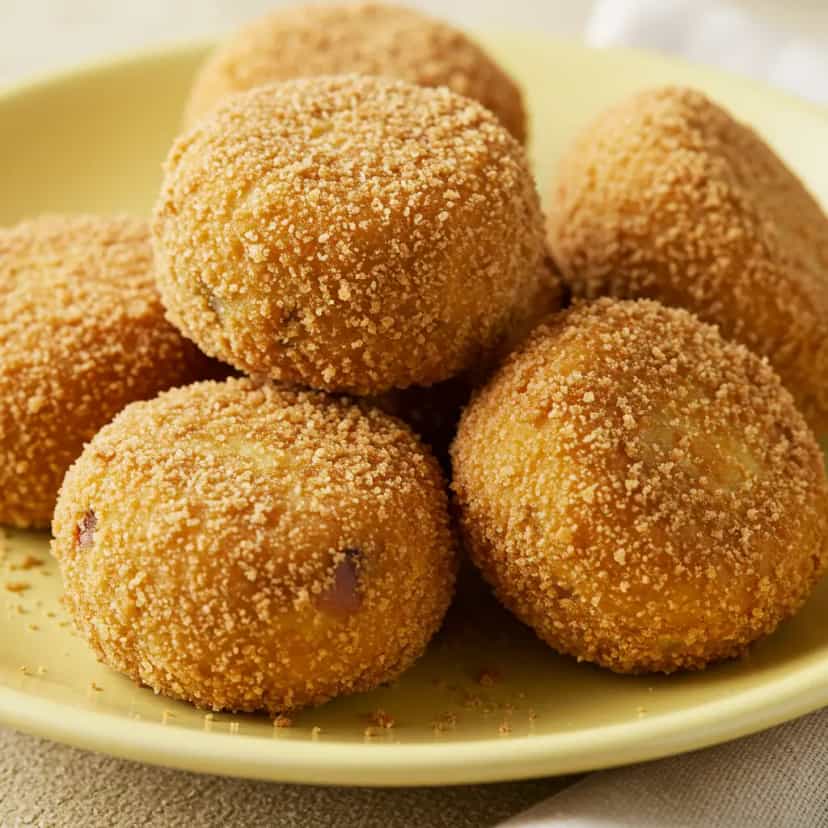 Foto deliciosa de Arancini de Carne pronta para servir - Salgadinhos
