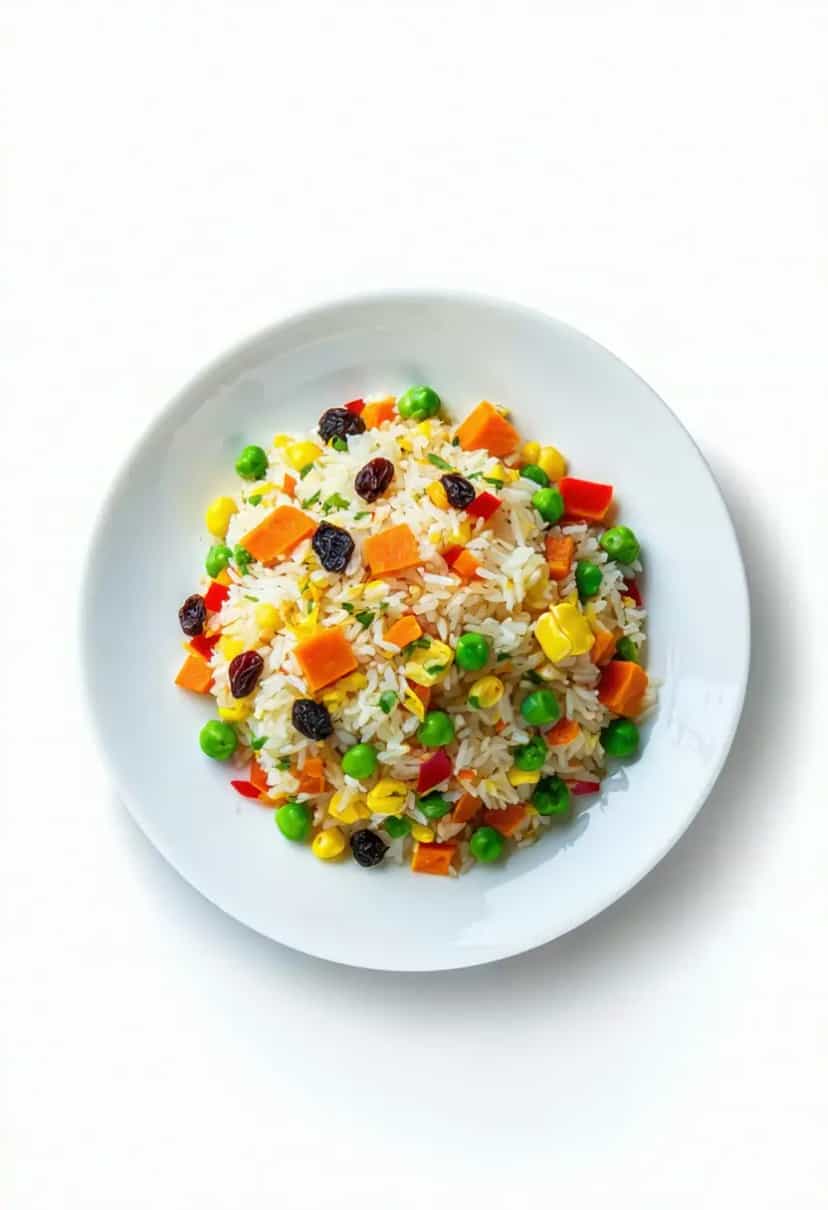 Foto deliciosa de Arroz à Grega pronta para servir - Almoço & Jantar