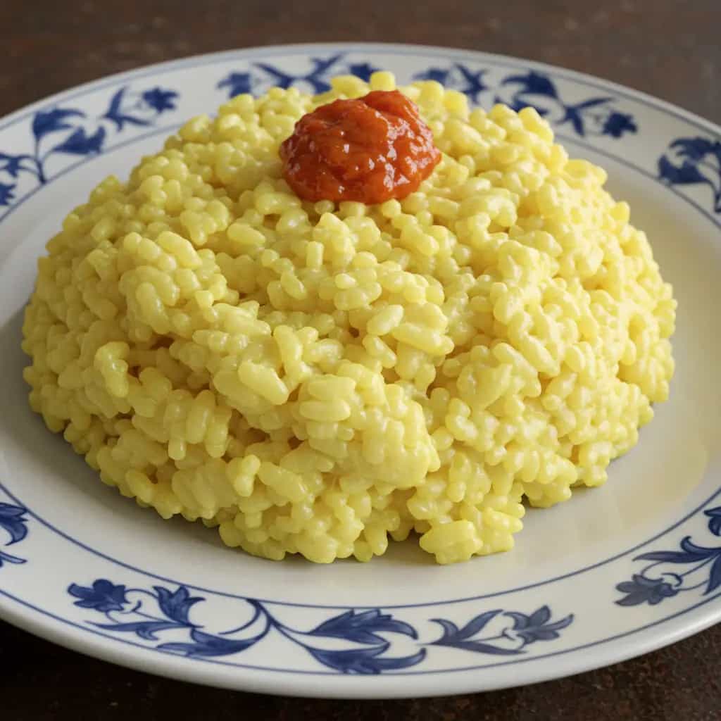 Arroz à Milanesa com Cogumelos