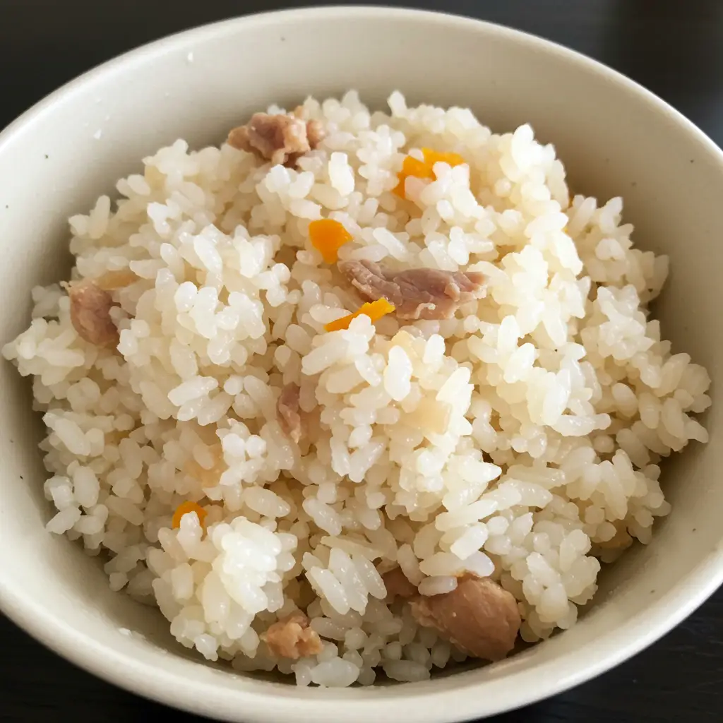 Arroz com Calabresa e Cenoura