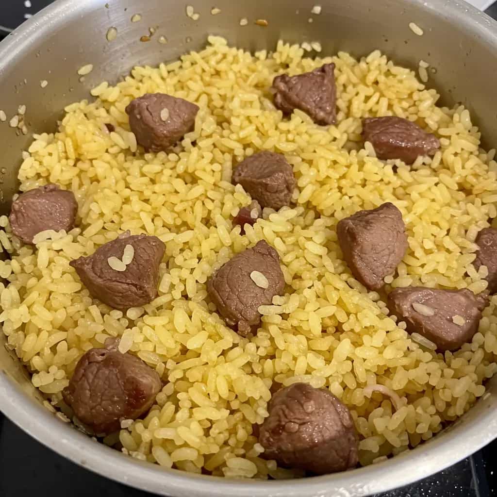 Arroz com Carne Seca
