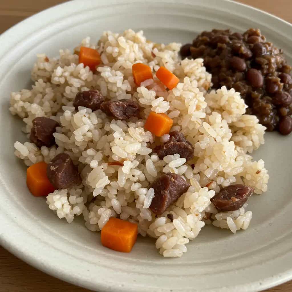 Arroz com Carne Seca Delicioso