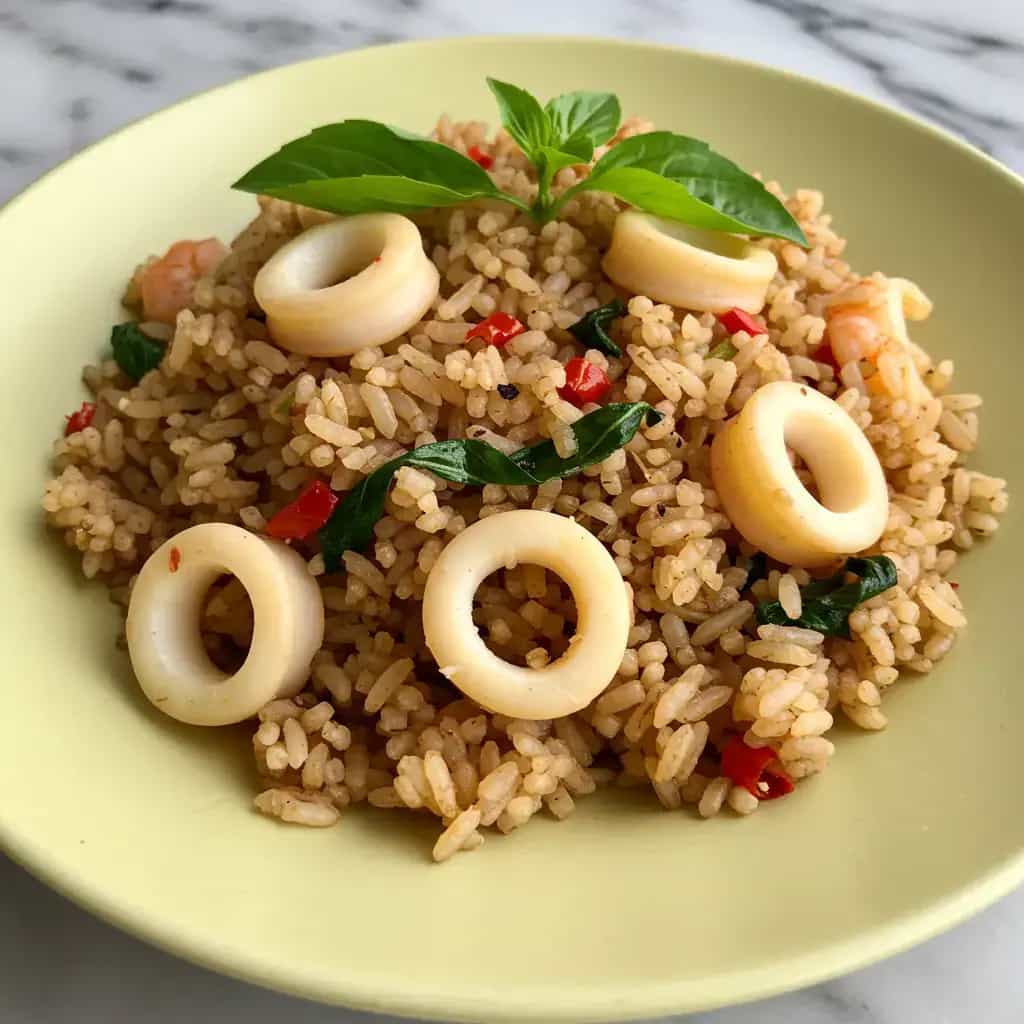 Arroz com Lula na Panela de Pressão