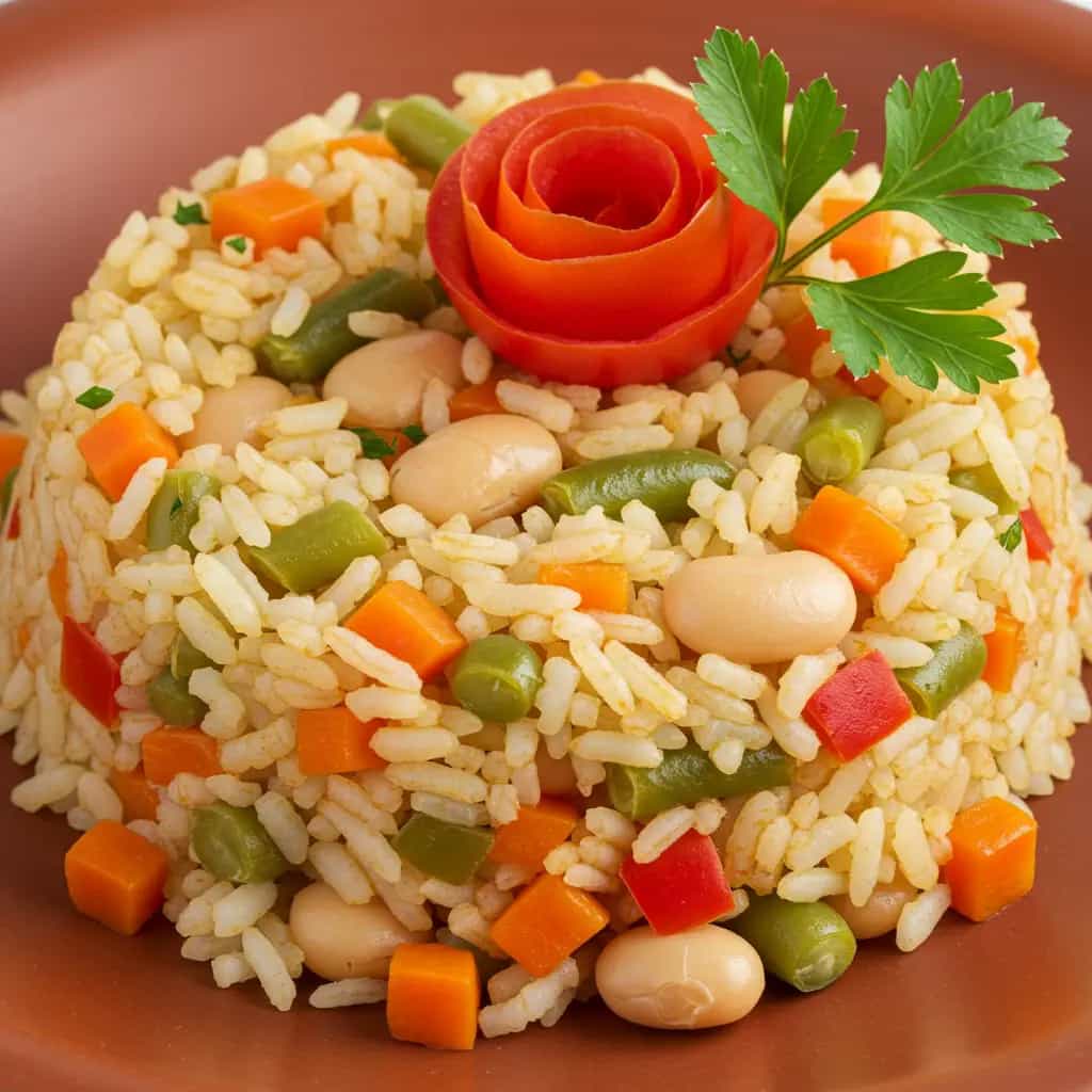 Arroz com Soja e Legumes