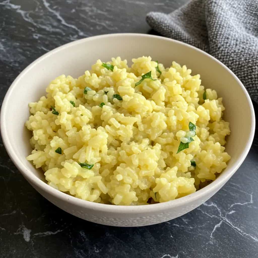 Arroz Cremoso com Cogumelos e Ervas Finas