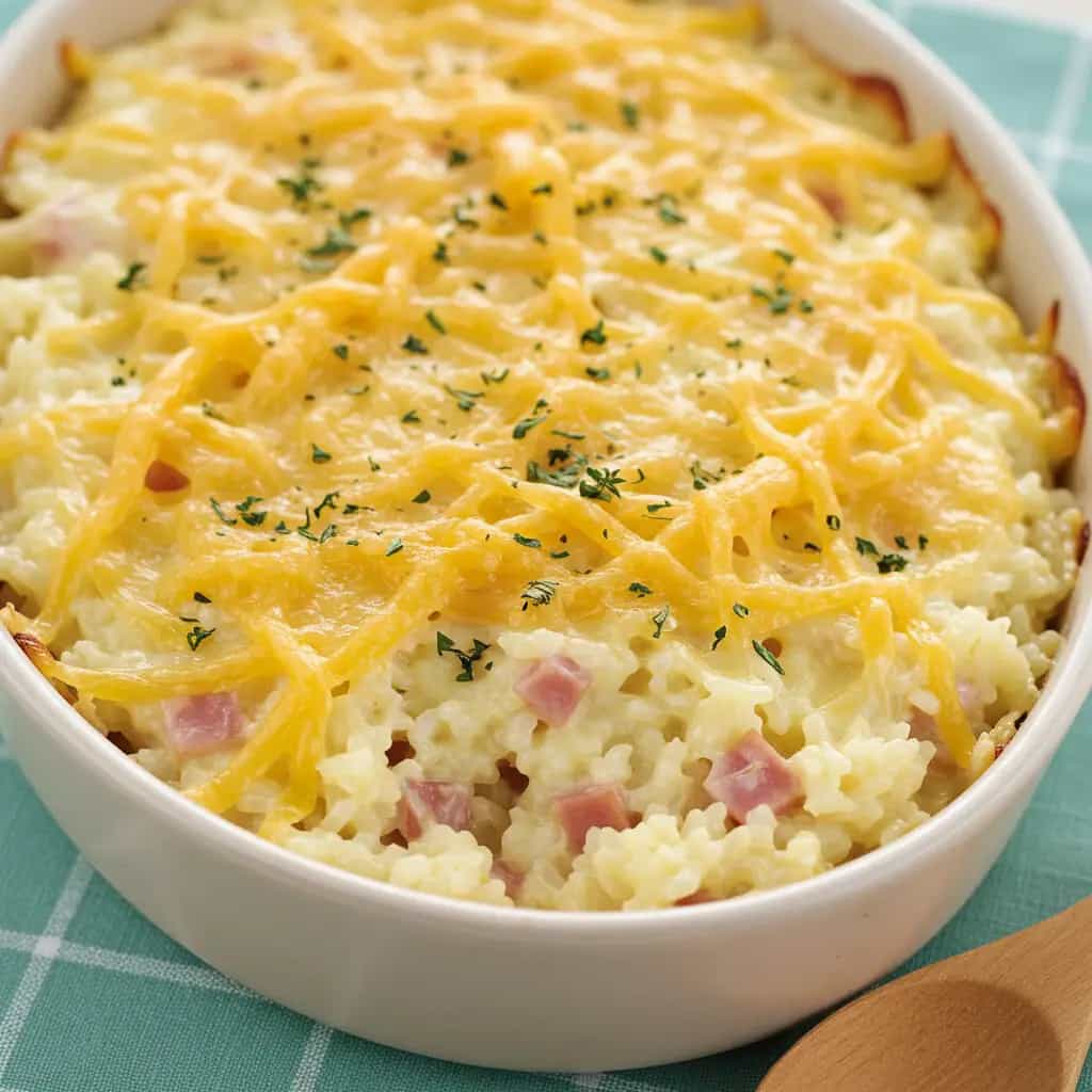 Arroz Cremoso com Presunto e Parmesão