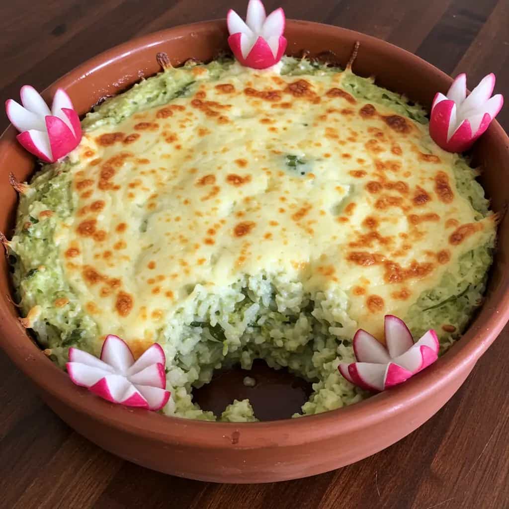 Arroz Cremoso com Queijo e Legumes