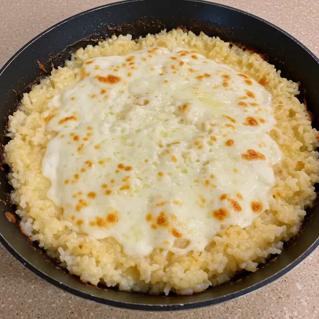 Arroz de Forno Cremoso com Mussarela