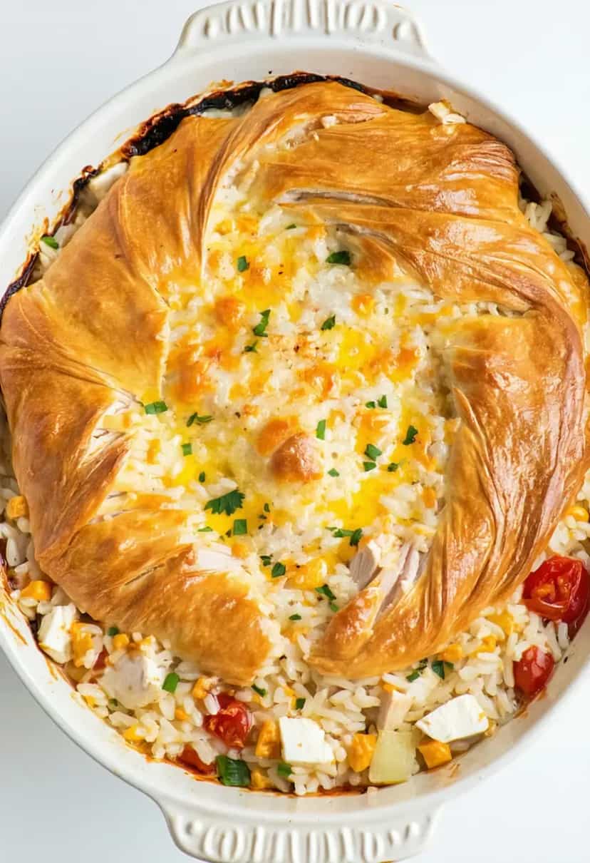 Foto deliciosa de Arroz de Forno Simples pronta para servir - Almoço & Jantar