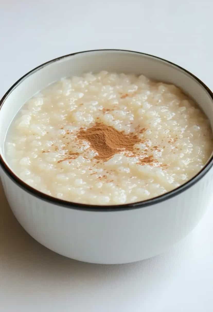 Foto deliciosa de Arroz Doce com Leite de Coco pronta para servir - Pudins & Cremes