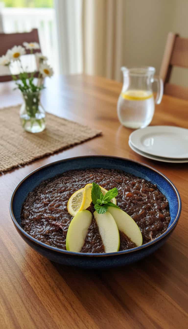 Arroz Doce Cremoso de Chocolate com Laranja