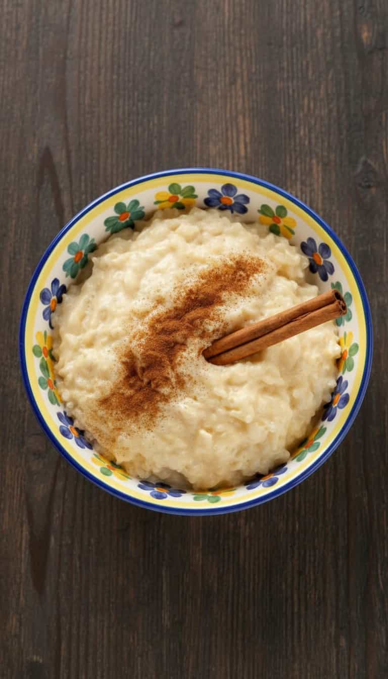 Arroz Doce Light com Maçã e Canela