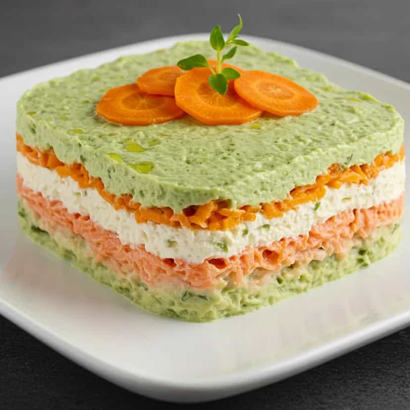 Foto deliciosa de Arroz em camadas pronta para servir - Almoço & Jantar