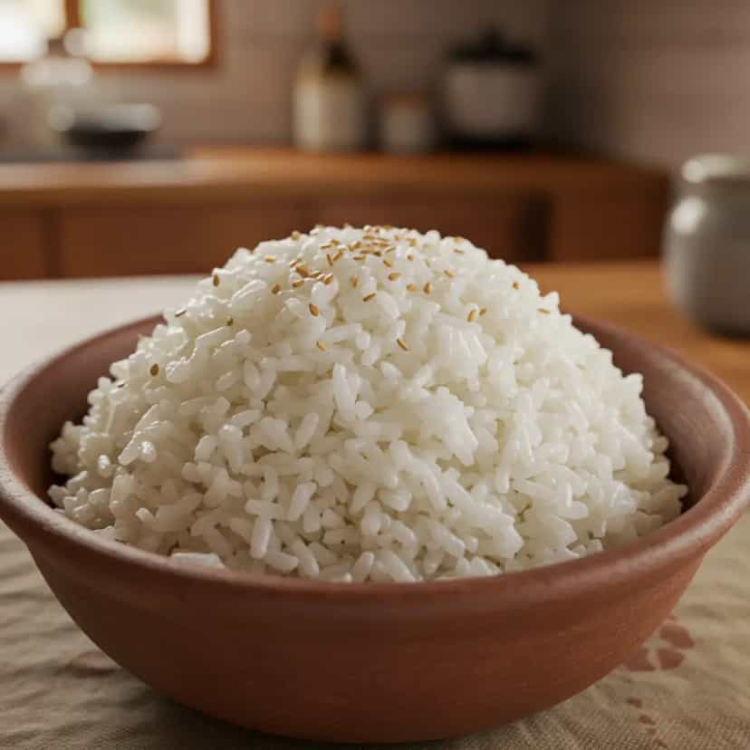 Foto deliciosa de Arroz japonês Gohan / Arroz para sushi Shari pronta para servir - Outras Receitas
