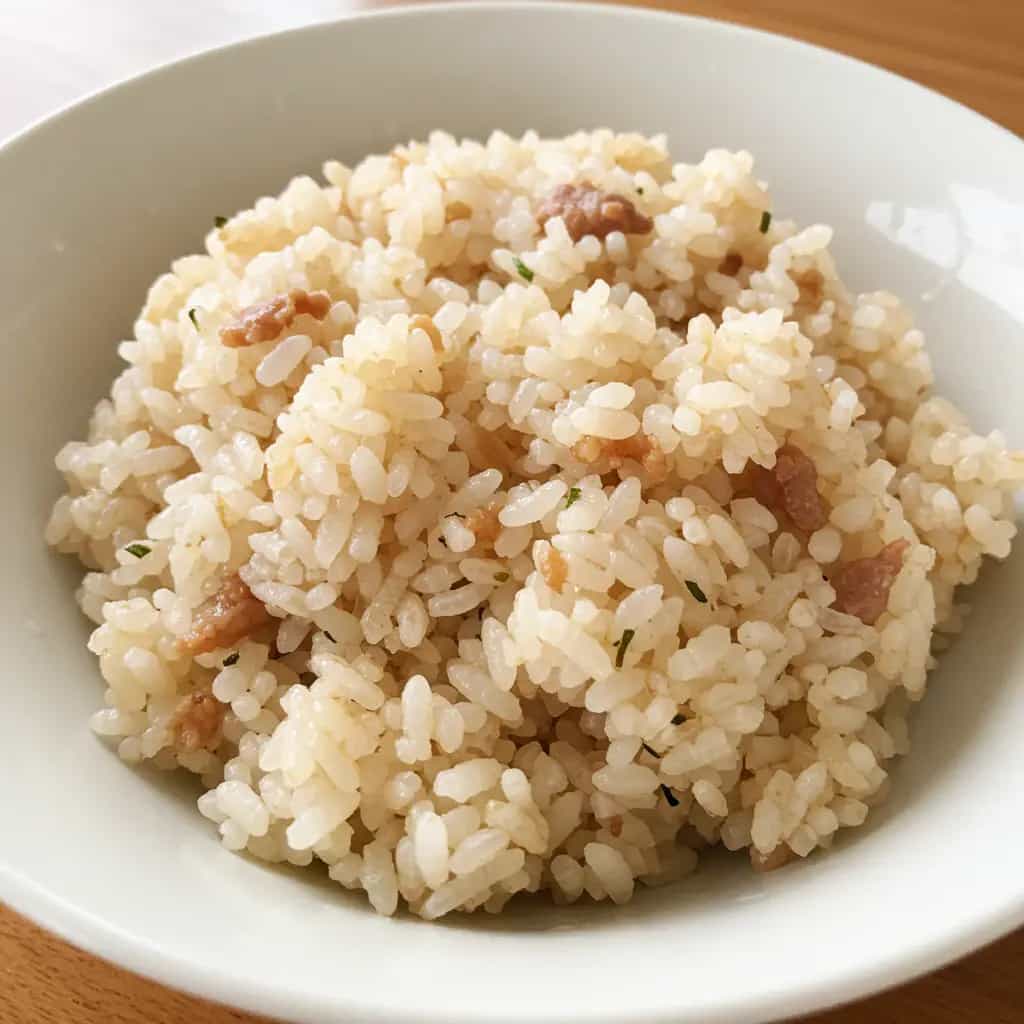 Arroz Soltinho com Calabresa e Legumes
