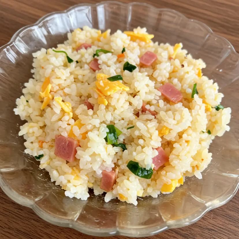 Arroz Temperado com Bacon e Palmito