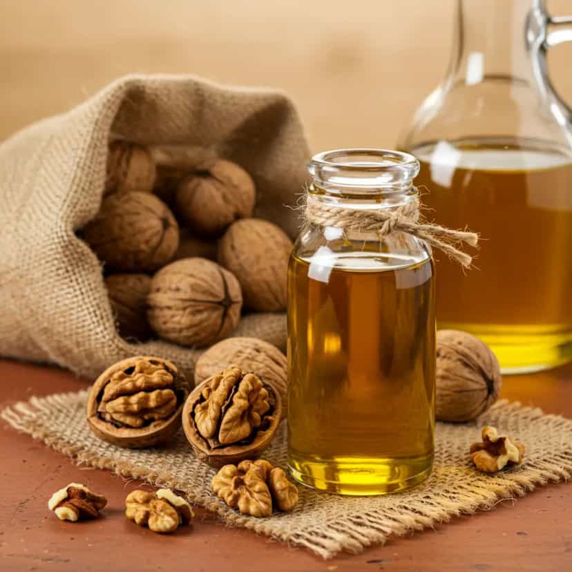 Foto deliciosa de Azeite Aromatizado com Nozes: Receita Caseira pronta para servir - Outras Receitas