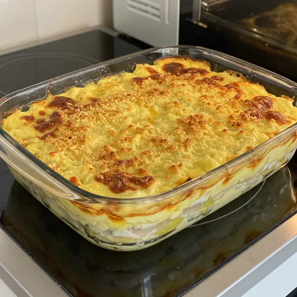 Bacalhau com Batata Baroa