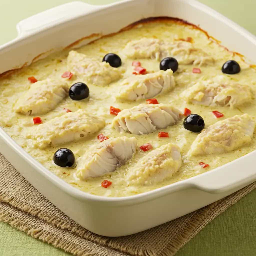 Bacalhau Gratinado com Leite de Coco para a Semana Santa